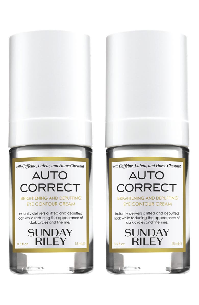 Sunday Riley Auto Correct Duo (Limited Edition) $130 Value, Alternate, color,
