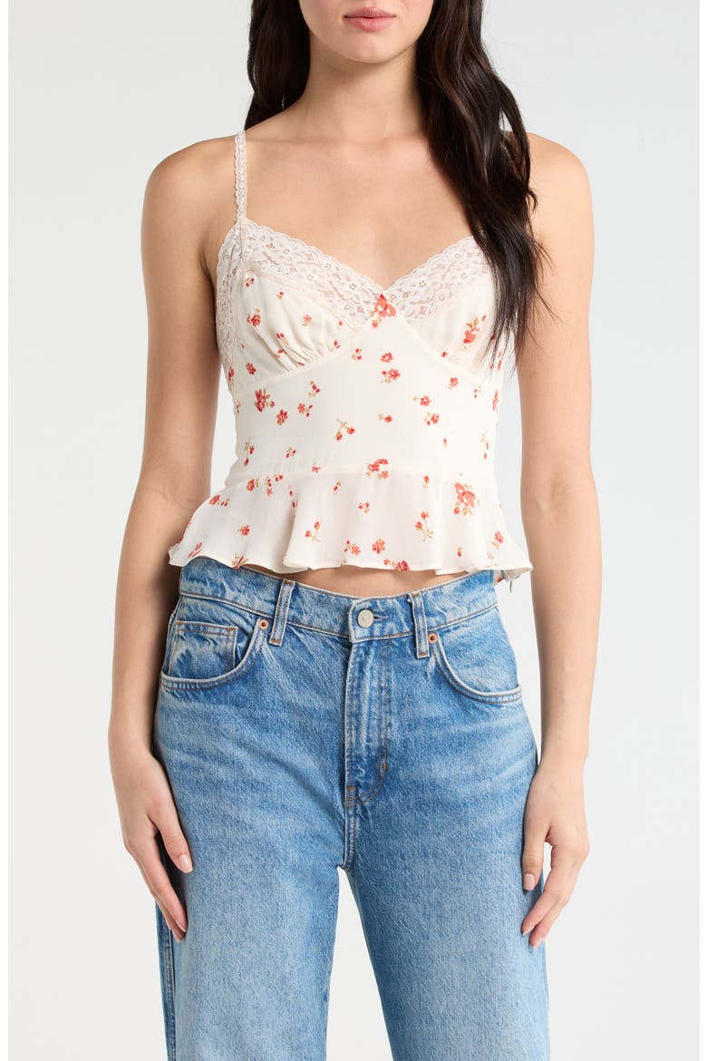 Anouk Floral Print Camisole, Main, color, LOVIE