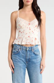 Reformation Anouk Floral Print Camisole