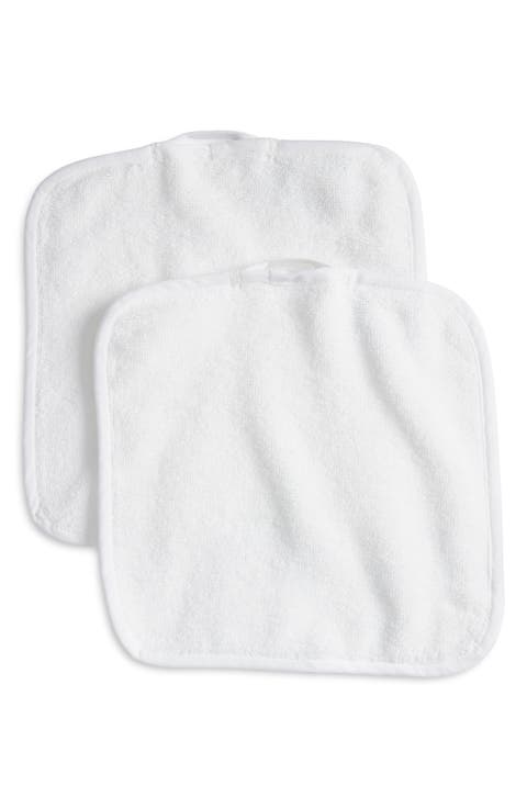 2-Pack Organic Cotton Baby Washcloths