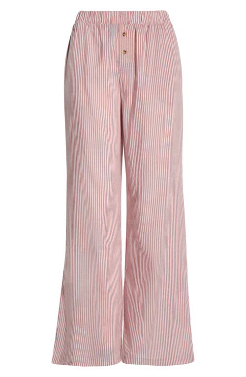 Honeydew Hangout Stripe Pajama Pants In Pink