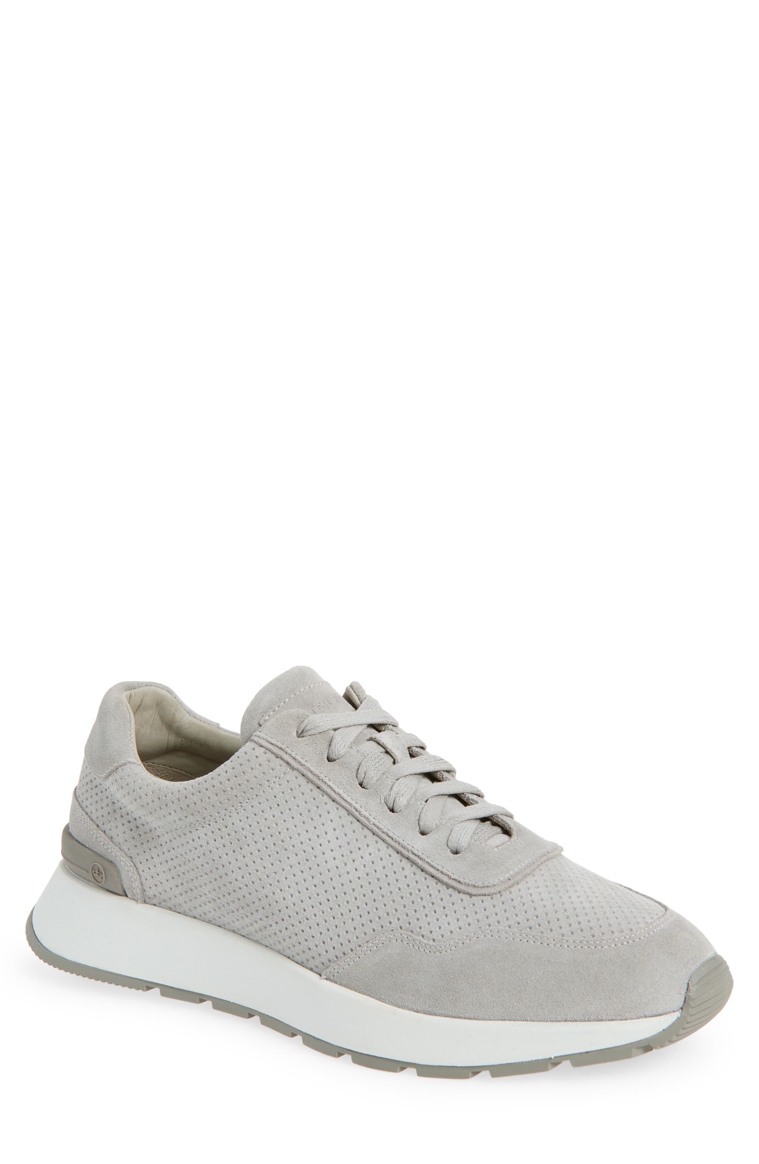 Peter Millar Wayfare Runner Sneaker, Main, color, Pearl Grey