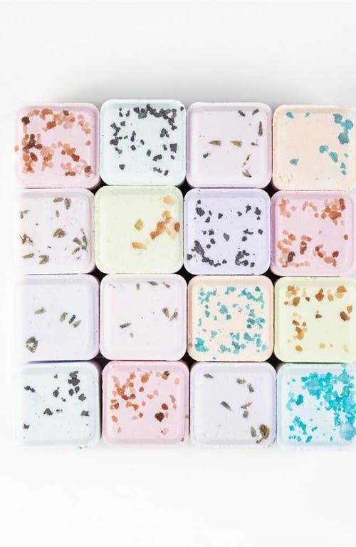 Lizush Natural Shower Steamers Gift Set, Relaxing Aromatic Shower Cubes/ Fizzies In Multi Colors And Toppings