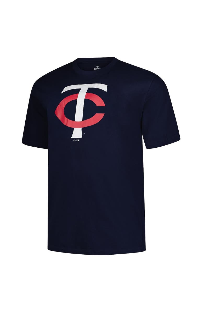 PROFILE Men's Profile Navy Minnesota Twins Big & Tall Primary Logo T-Shirt, Main, color, Navy