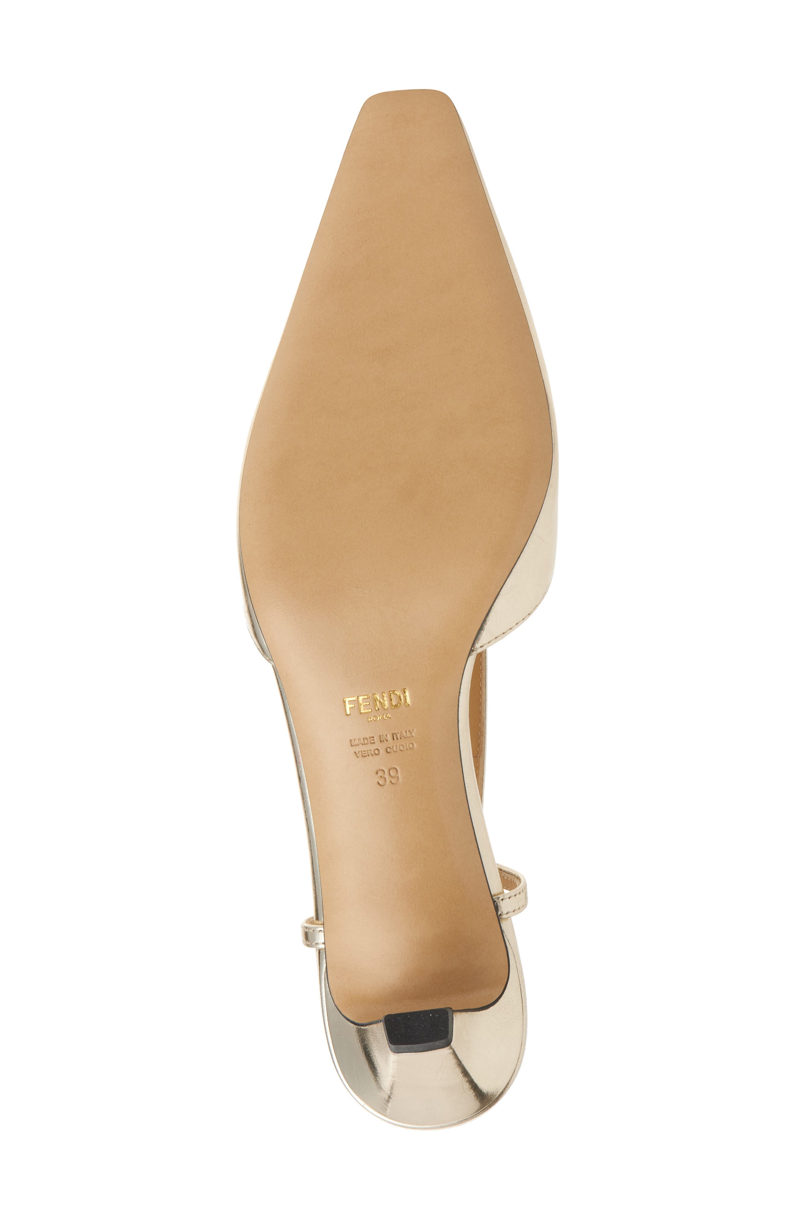 Fold Kitten Heel Pump, Alternate, color, F0XEW LIGHT GOLD
