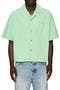Short Sleeve Cotton Poplin Button-Up Shirt