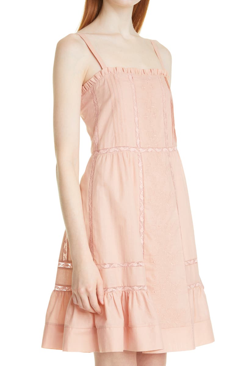 See by Chloé Lace Trim Sundress, Alternate, color,