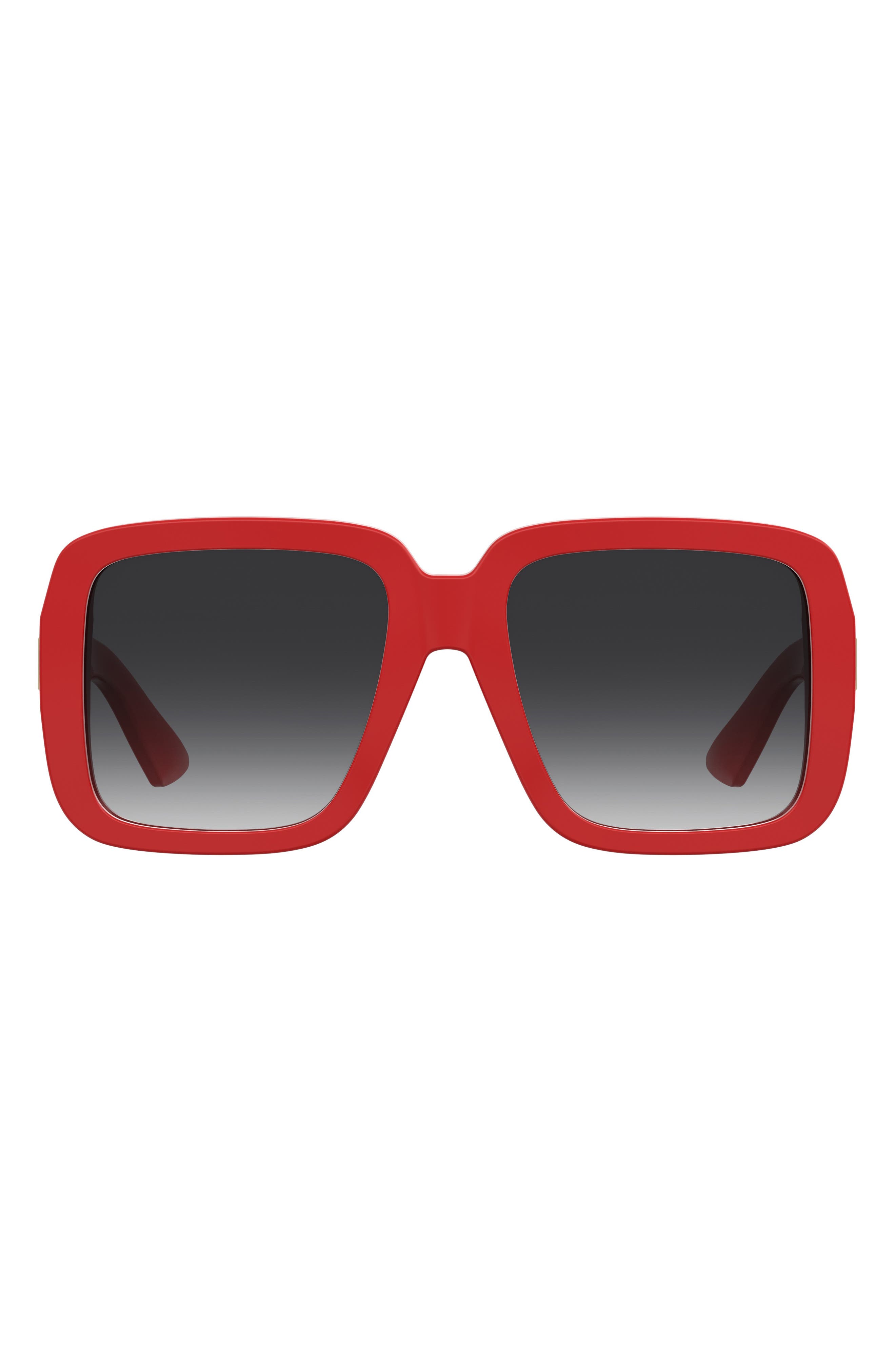 Moschino 55mm Gradient Square Sunglasses