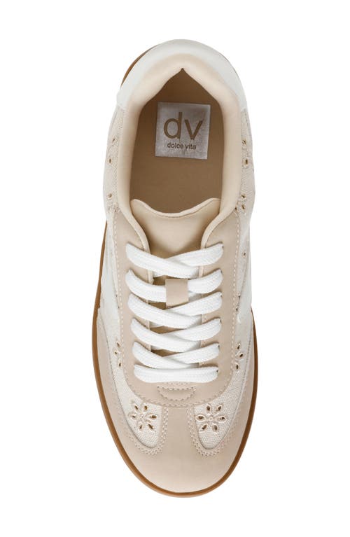 Dolce Vita Dv By Voyage Sneaker In Cream