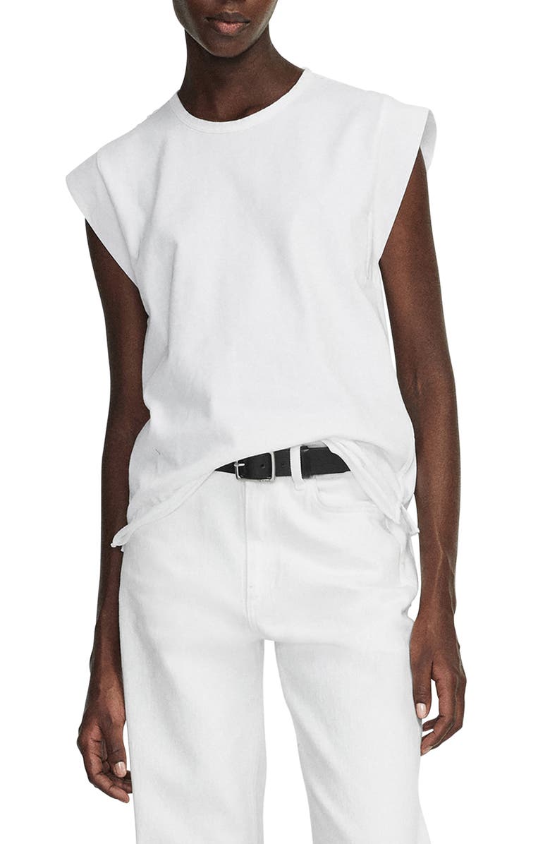 rag & bone Organic Cotton Muscle T-Shirt, Main, color,