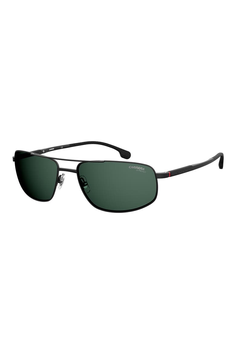 62mm Navigator Sunglasses, Alternate, color, MATTE BLACK
