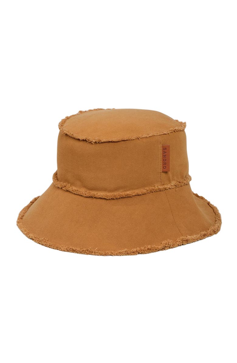 SANDRO Cotton bucket hat, Alternate, color,