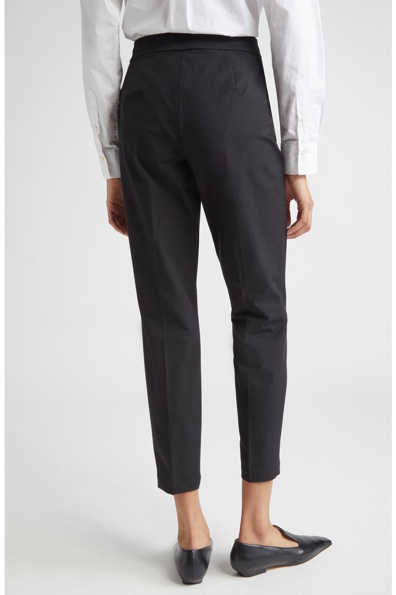 Manhattan Techno Stretch Twill Ankle Skinny Pants, Alternate, color, BLACK