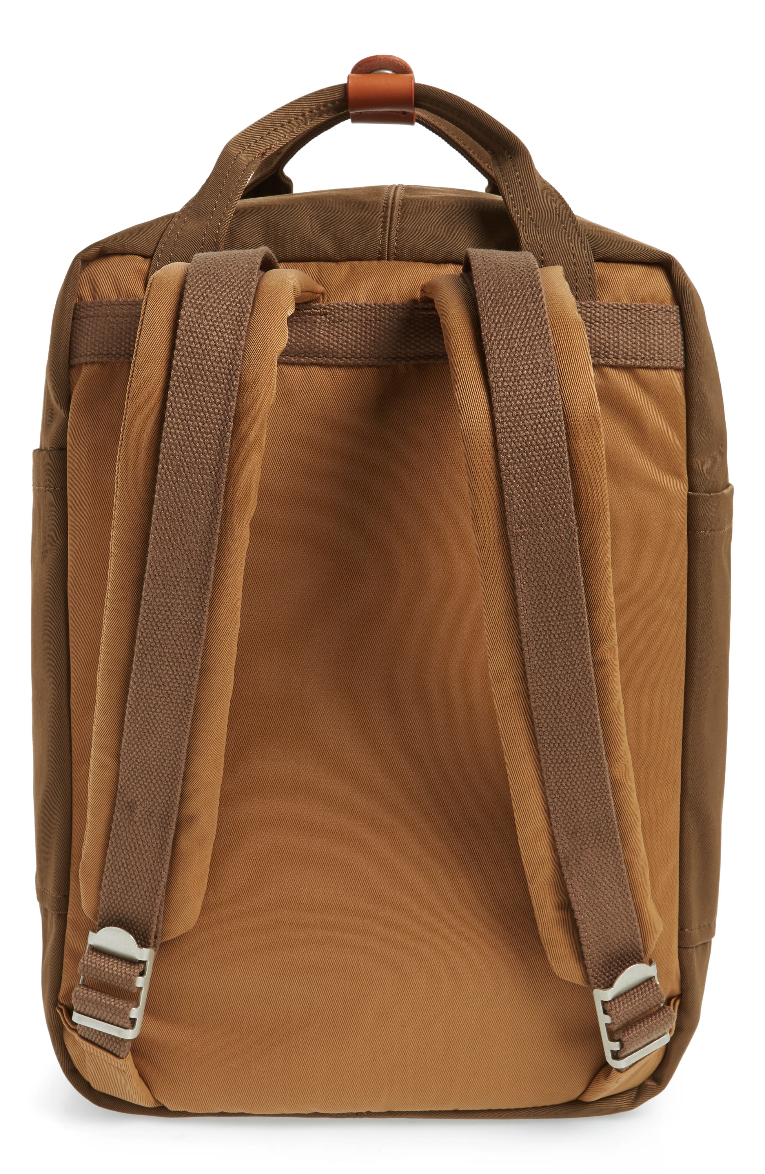 Macaroon Colorblock Backpack, Alternate, color, KHAKI/ ARMY