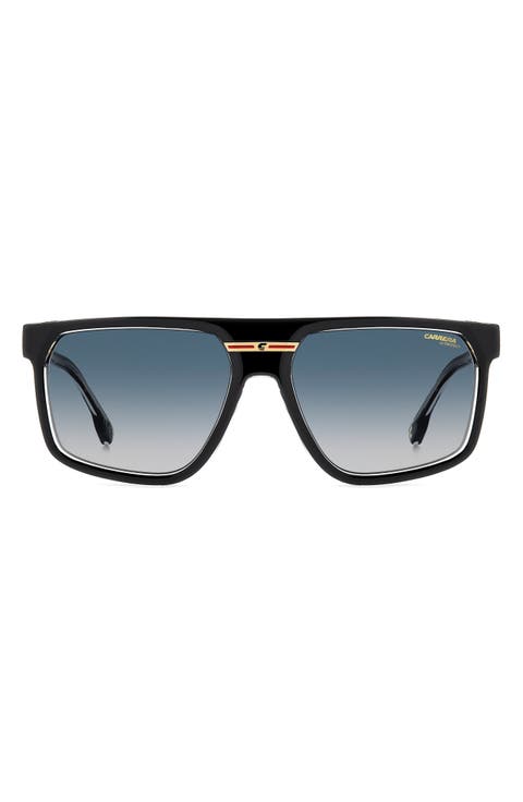 Victory C 60mm Square Flat Top Sunglasses