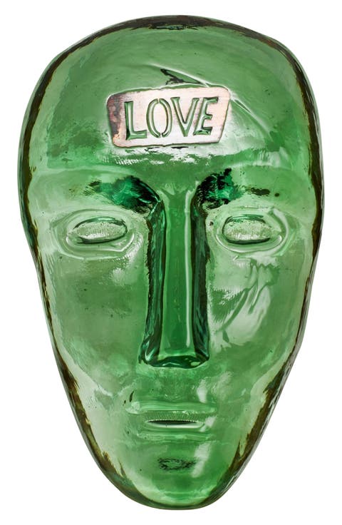 Companion Love Glass Mask Sculpture