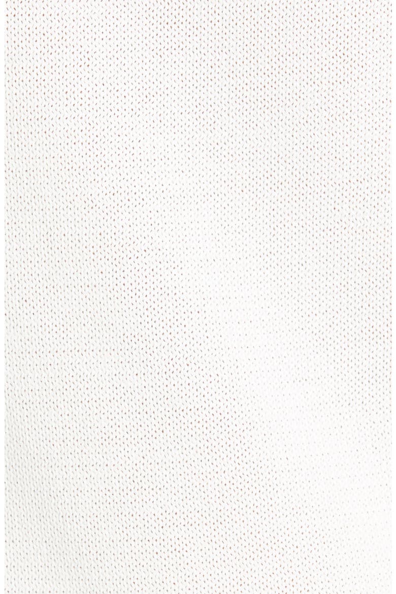 Mock Neck Pointelle Sleeveless Sweater, Alternate, color, WHITE