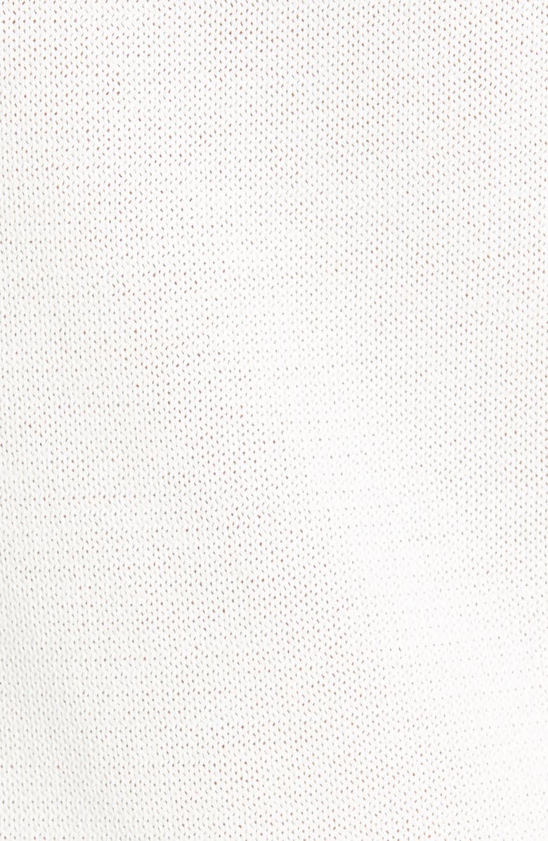 St. John Collection Mock Neck Pointelle Sleeveless Sweater, Alternate, color, 