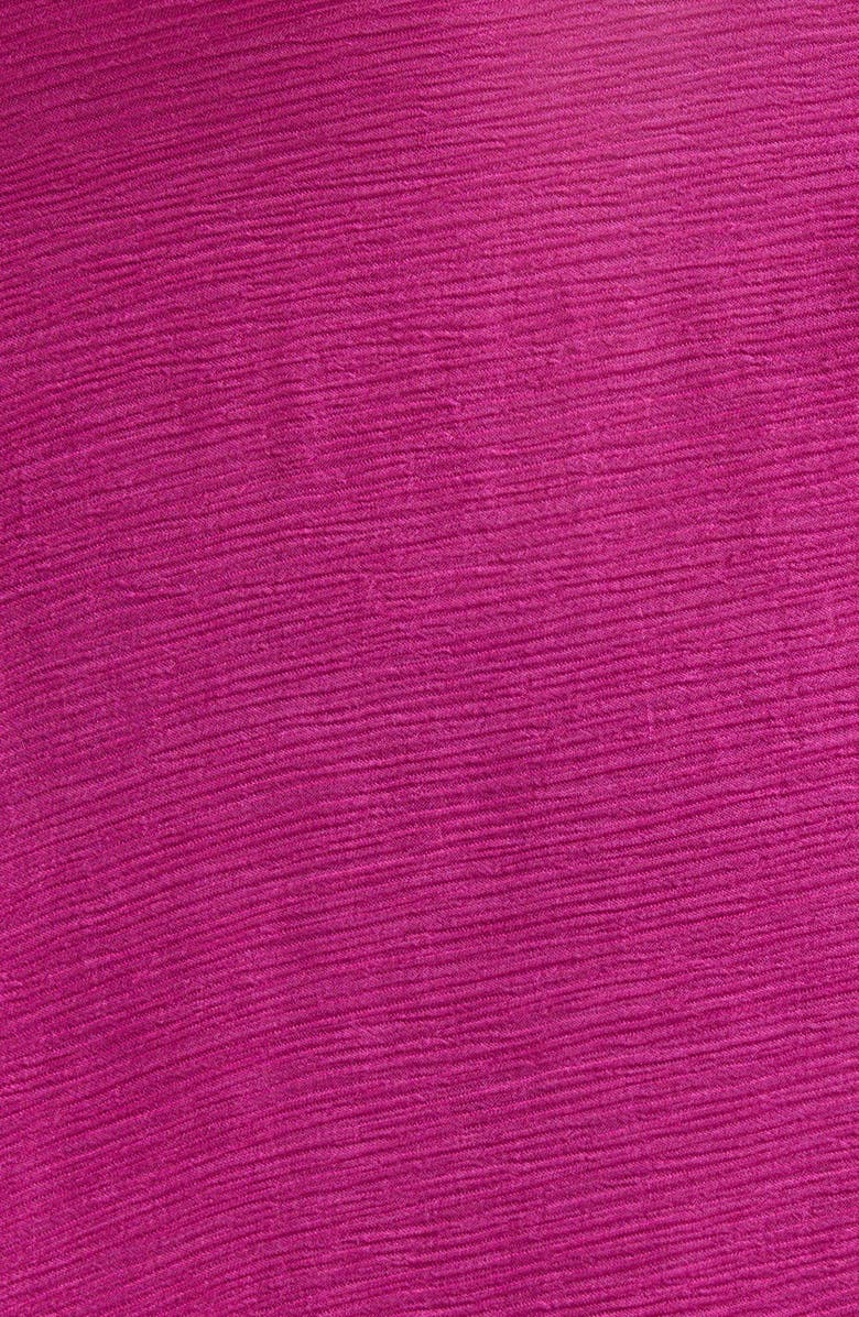 Dries Van Noten Washed Silk Mousseline Dress, Alternate, color, Fuchsia