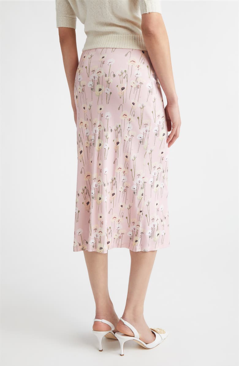BERNADETTE Robbie Floral Midi Skirt, Alternate, color, Smaller Poppies
