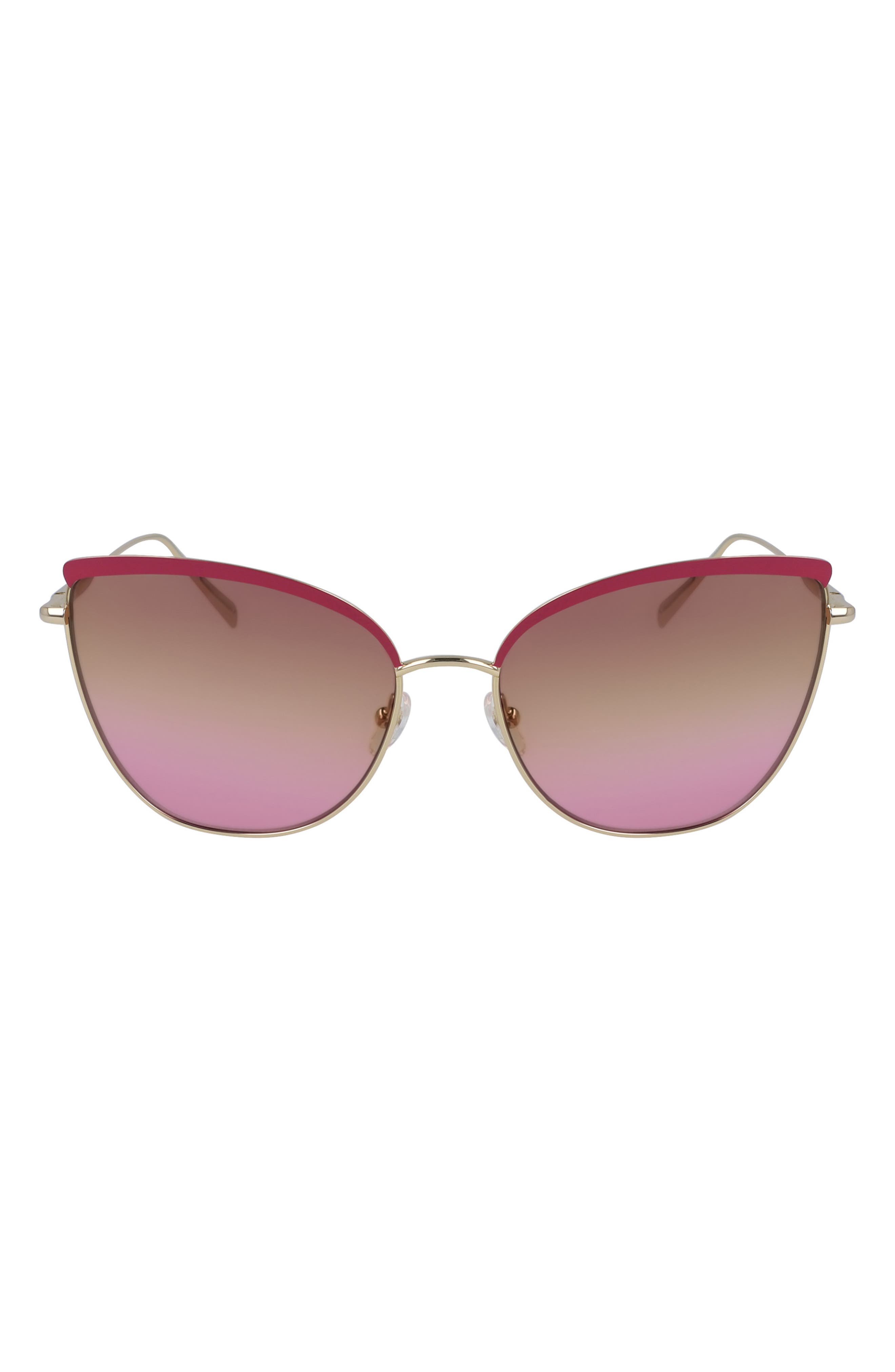 Longchamp Roseau 60mm Gradient Butterfly Sunglasses