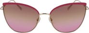 Longchamp Roseau 60mm Gradient Butterfly Sunglasses