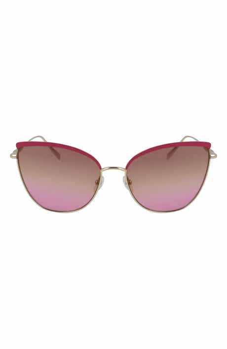 Longchamp Roseau 60mm Gradient Butterfly Sunglasses