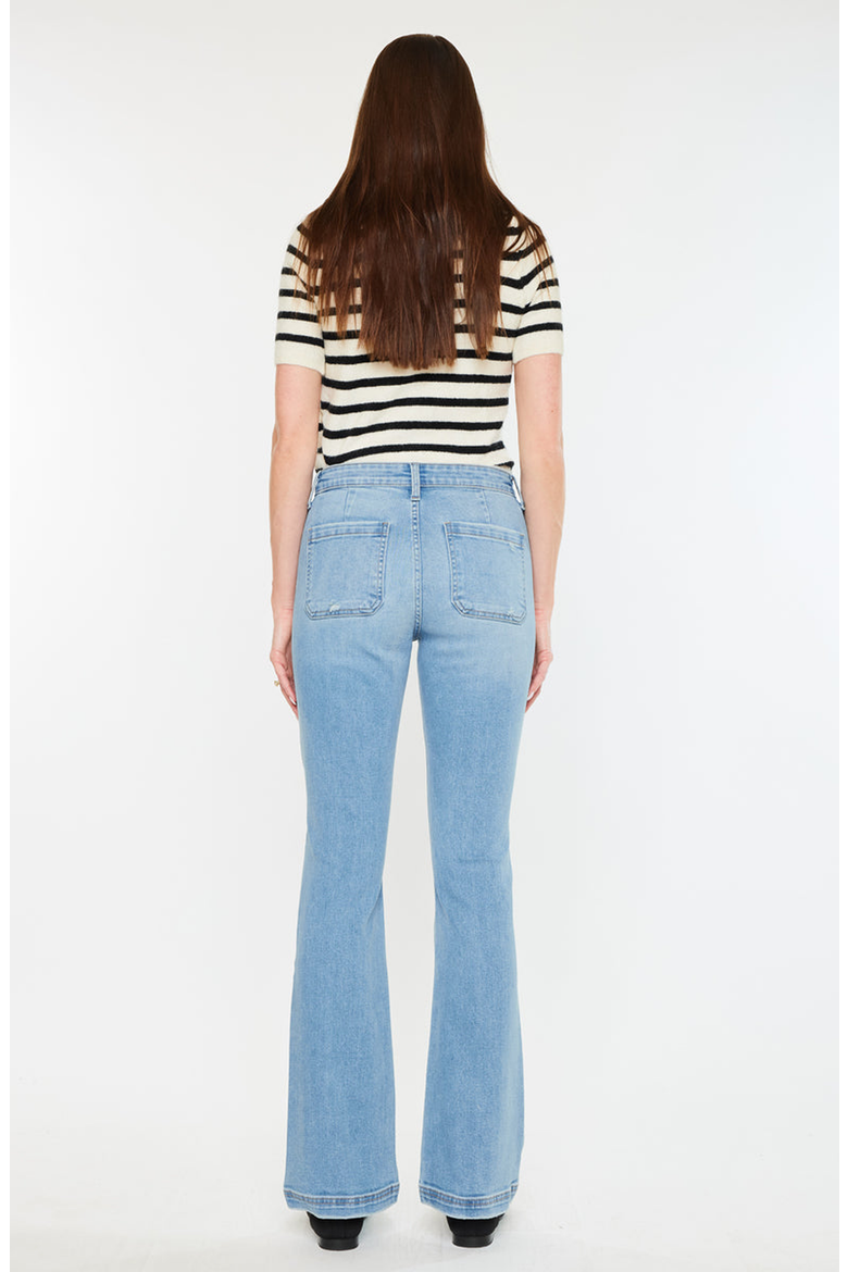 Lux High Rise Bootcut Jeans, Alternate, color, Medium Wash