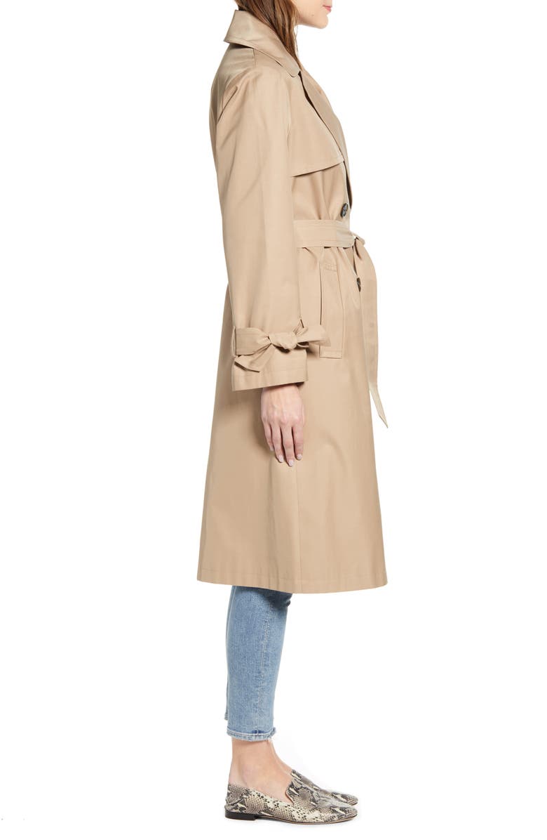 Sam Edelman Double Breasted Trench Coat, Alternate, color,