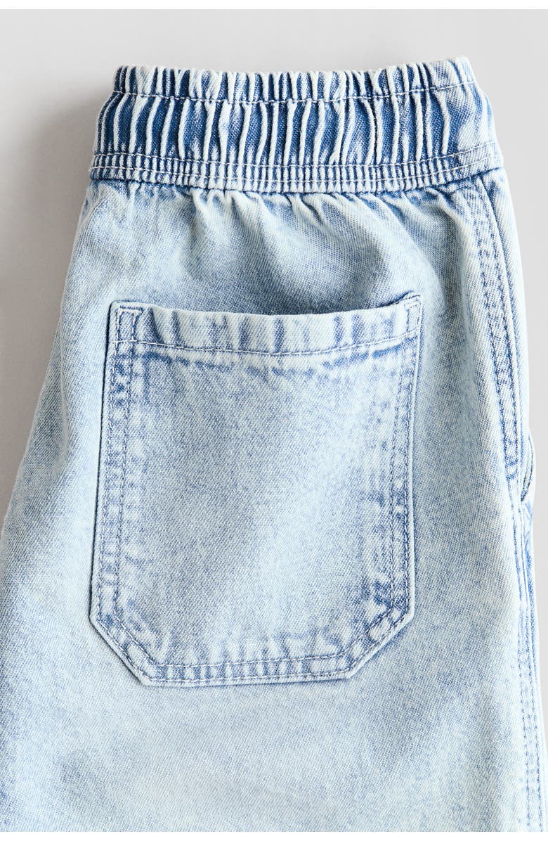 H&M Denim Shorts, Alternate, color, Light Denim Blue