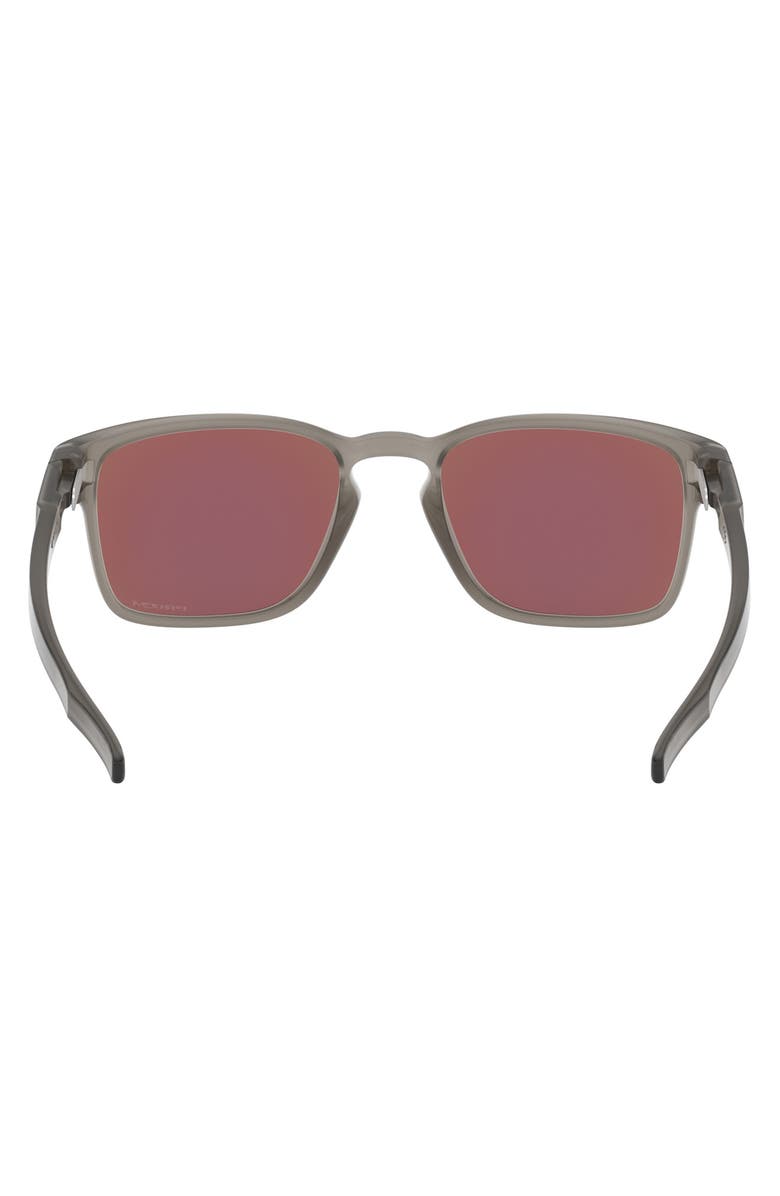 Oakley Latch 55mm Prizm<sup>™</sup> Rectangular Sunglasses, Alternate, color, Grey