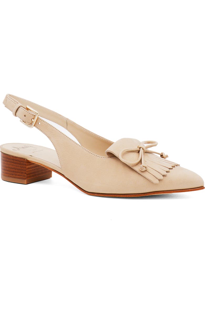 Amalfi by Rangoni Aguglia Slingback Pump, Main, color, Aglio Long Beach
