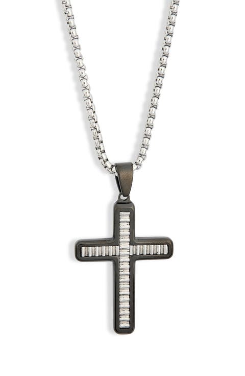 Men's Cross Pendant Necklace