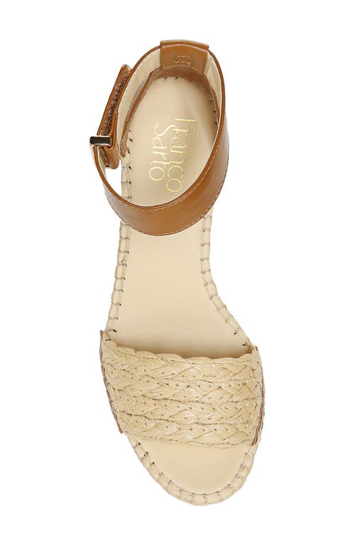 Franco Sarto Clemens Espadrille Platform Wedge Sandal In Natural