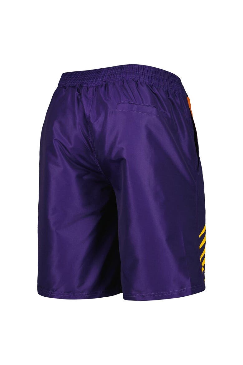 Men's G-III Sports by Carl Banks Purple Phoenix Suns Sea Wind Swim Trunks, Alternate, color, Purple