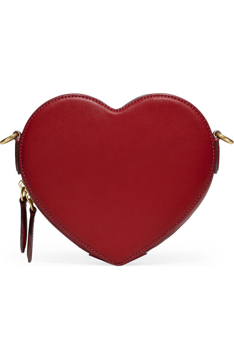 COACH Glove Tanned Leather Heart Crossbody Bag, Alternate, color,