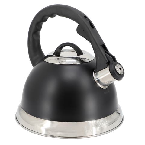 Clarefield 2.4 Quart Stainless Steel Whistling Tea Kettle