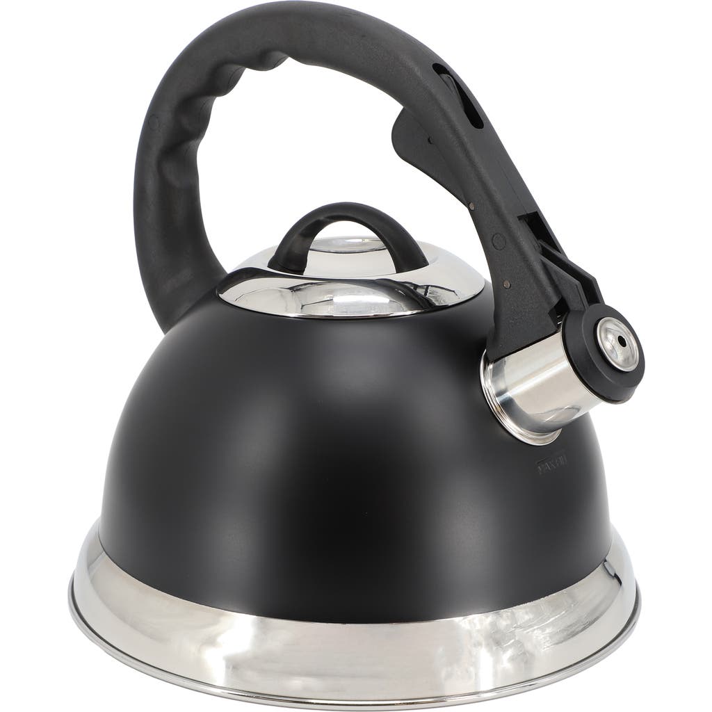 Mr Coffee Mr. Coffee Clarefield 2.4 Quart Stainless Steel Whistling Tea Kettle In Black