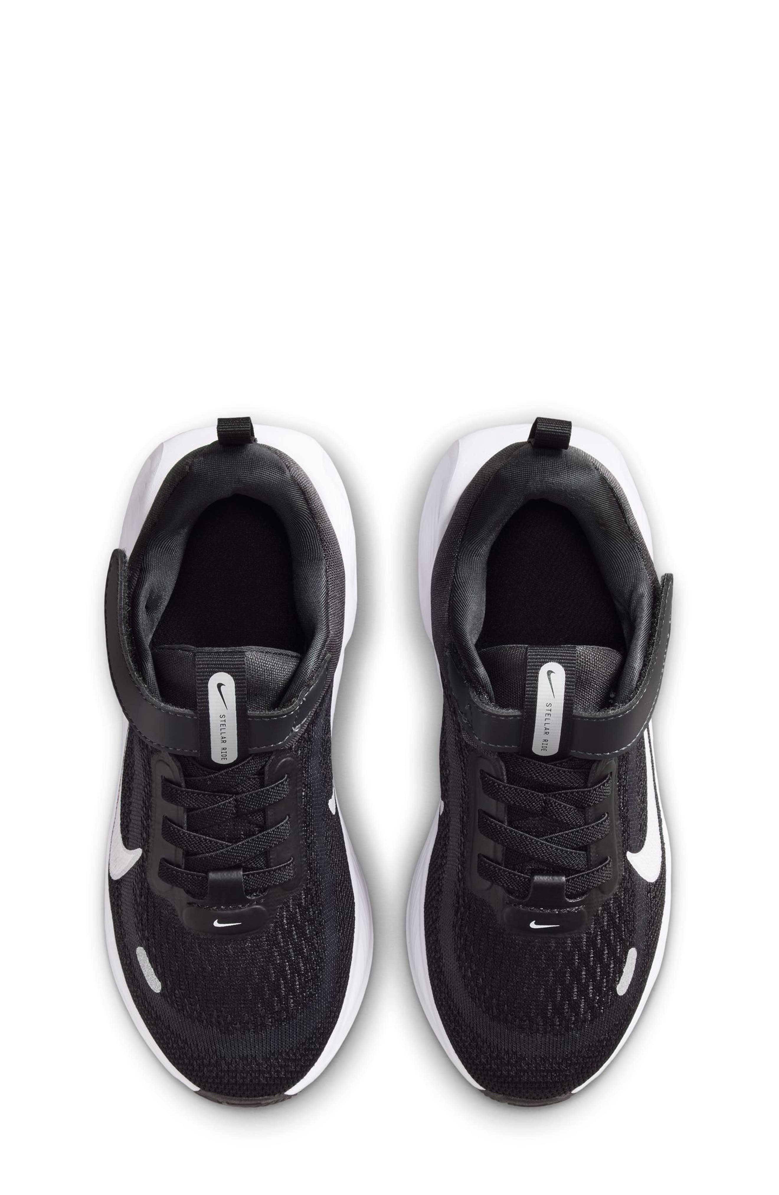 Nike Kids' Stellar Ride Running Sneaker, Alternate, color, 001 Black/White
