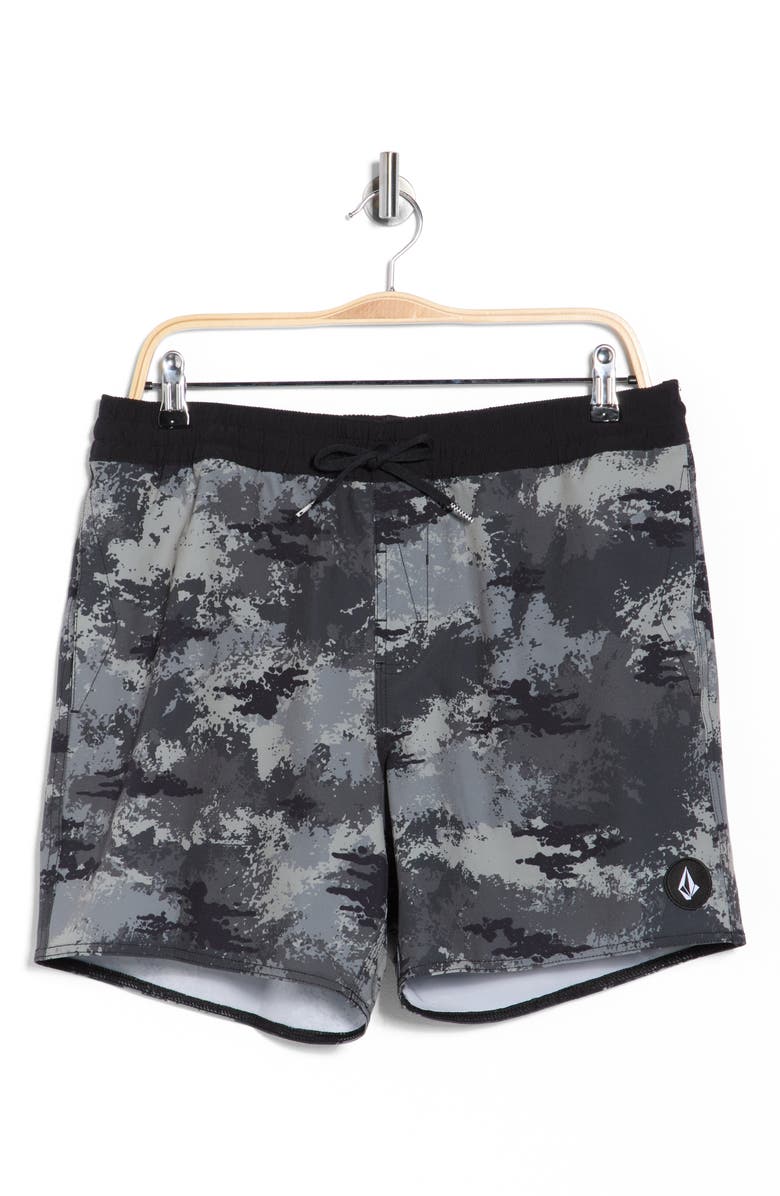 Volcom Lindo Print Swim Trunks, Main, color, 