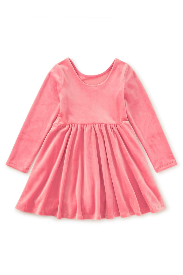 Velour Ballet Dress, Alternate, color, Mauveglow