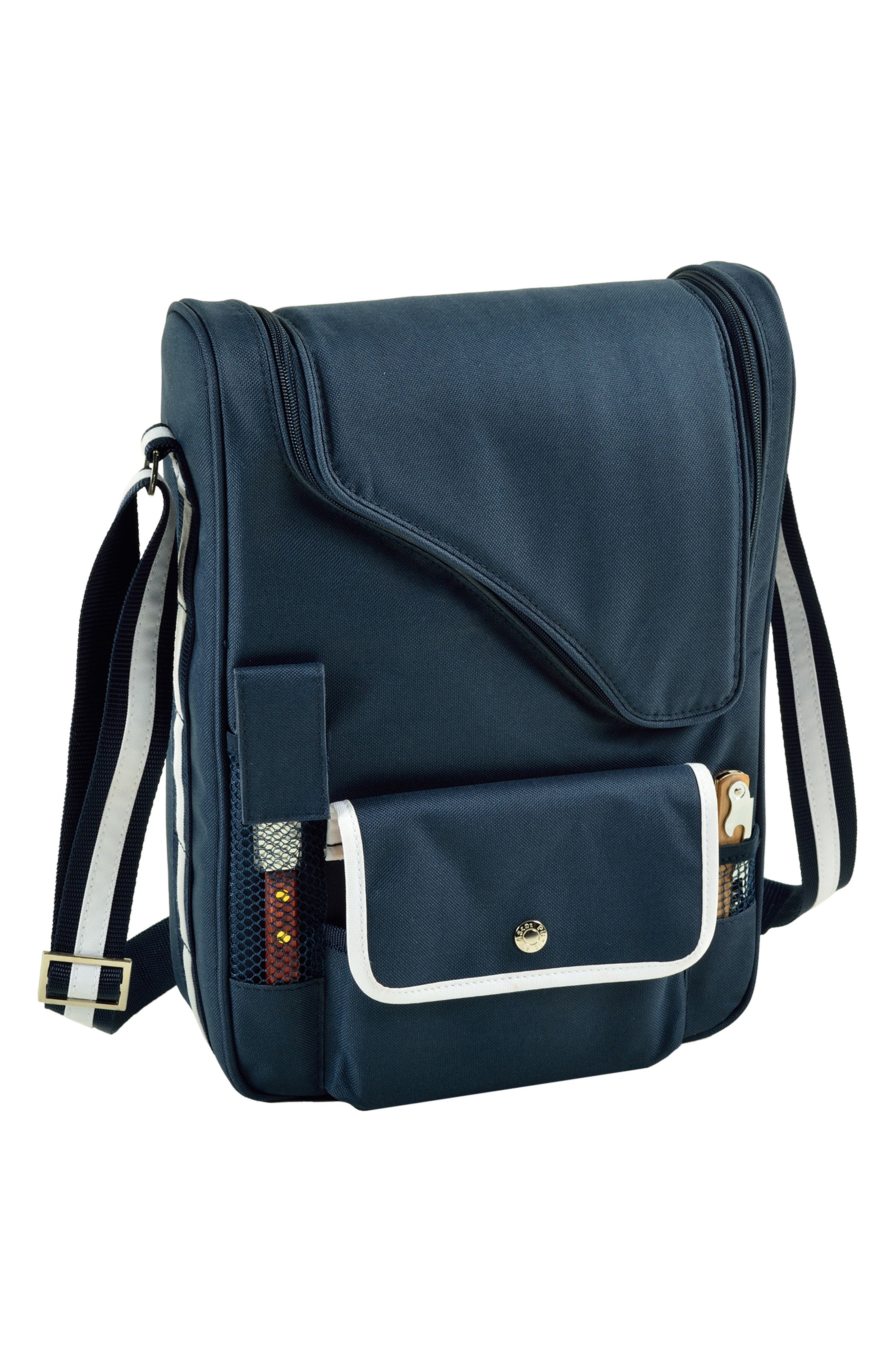 Picnic at Ascot Wine & Cheese Cooler Bag, Main, color, 