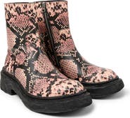 CAMPERLAB Lab Vamonos Snakeskin Embossed Boot