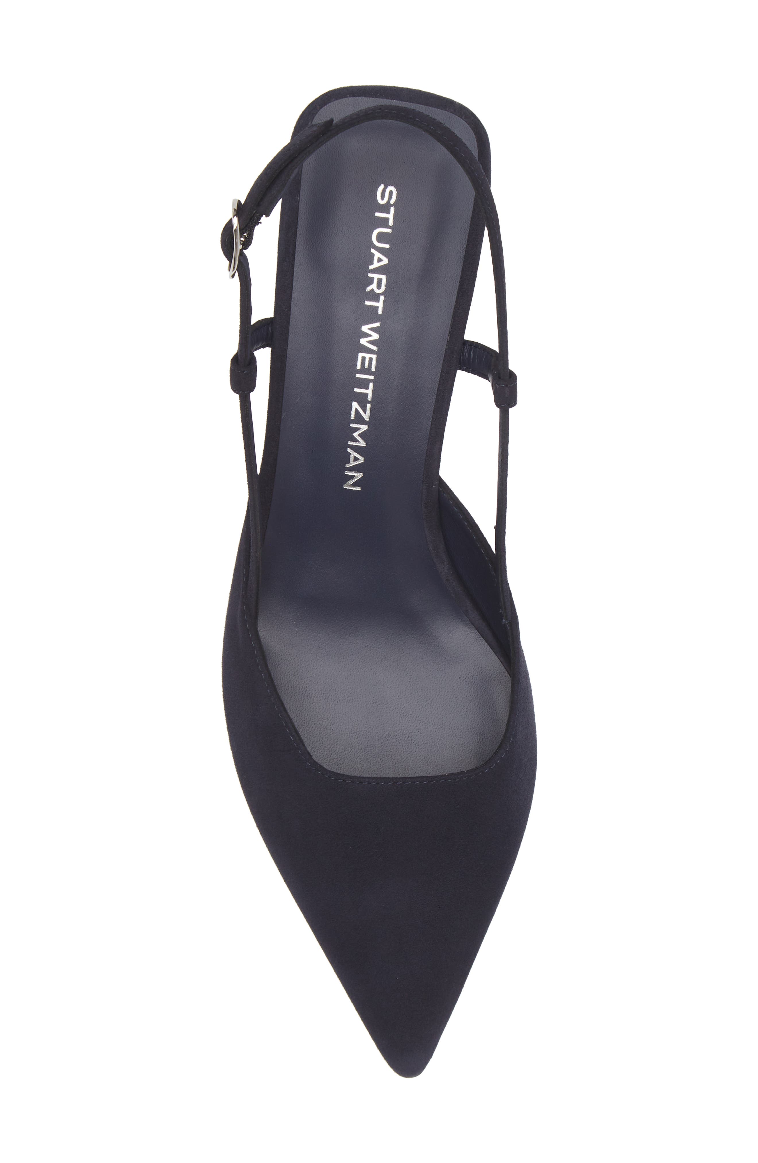 Stuart Weitzman Vinnie 50 Slingback Pump, Alternate, color, Marine Blue