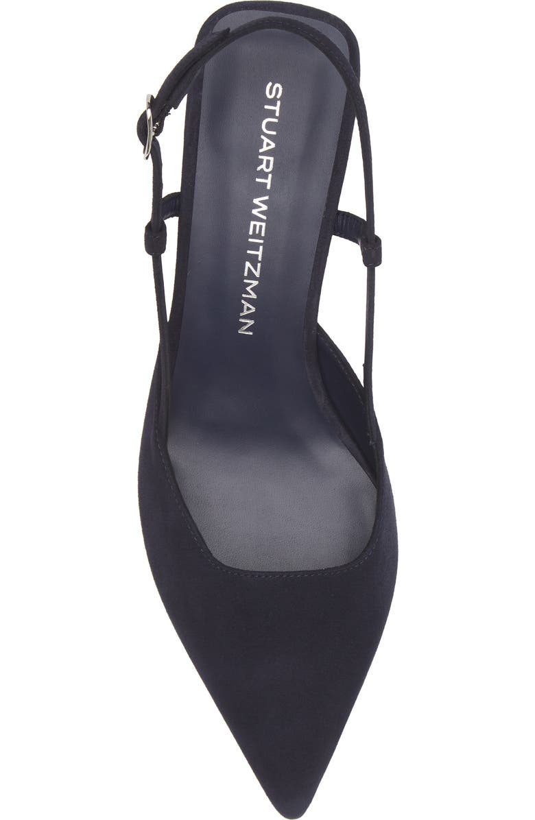 Stuart Weitzman Vinnie 50 Slingback Pump, Alternate, color, Marine Blue