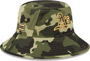 New Era Men's New Era Camo Oakland Athletics 2022 Armed Forces Day Bucket Hat