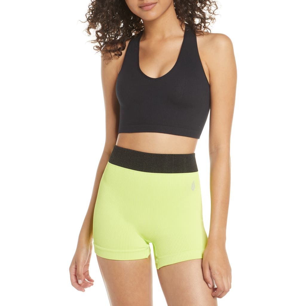 Free People Fp Movement Free Throw Crop Tank In Black