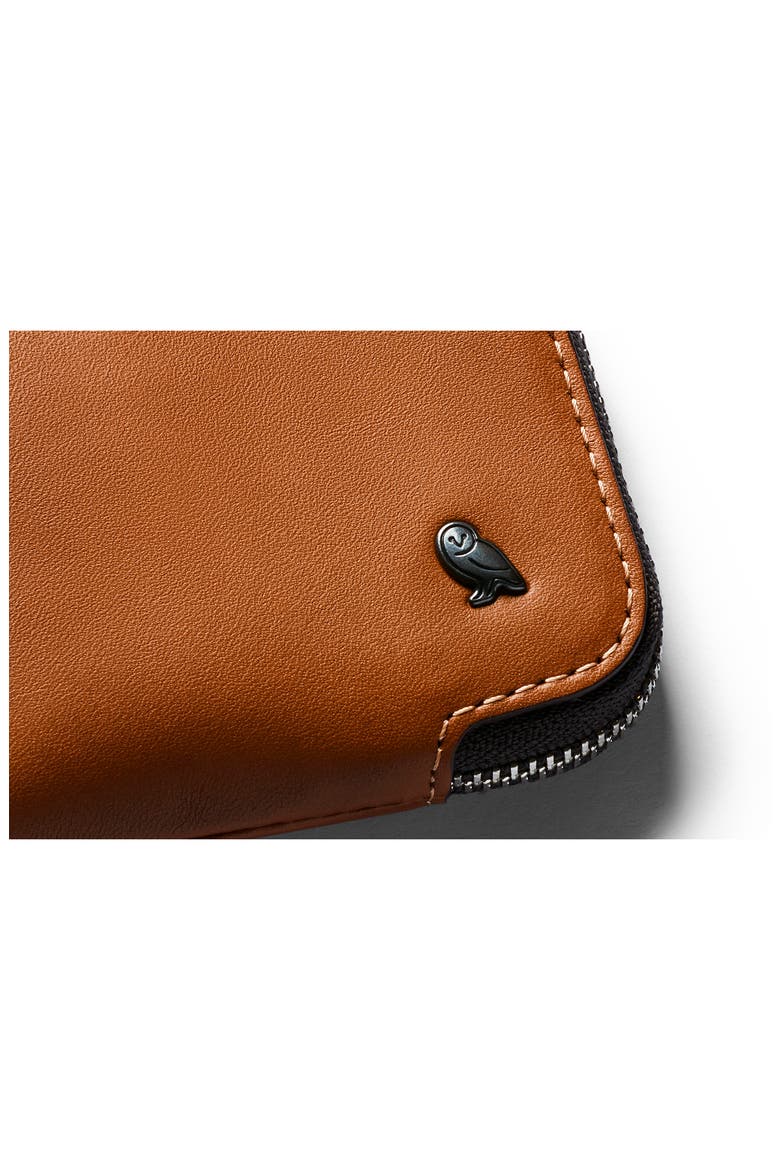 Leather Card Pocket, Alternate, color, CARAMEL