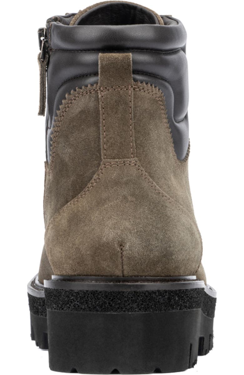 Aquatalia Fortino Water Repellent Boot, Alternate, color, Flint/ Dark Brown