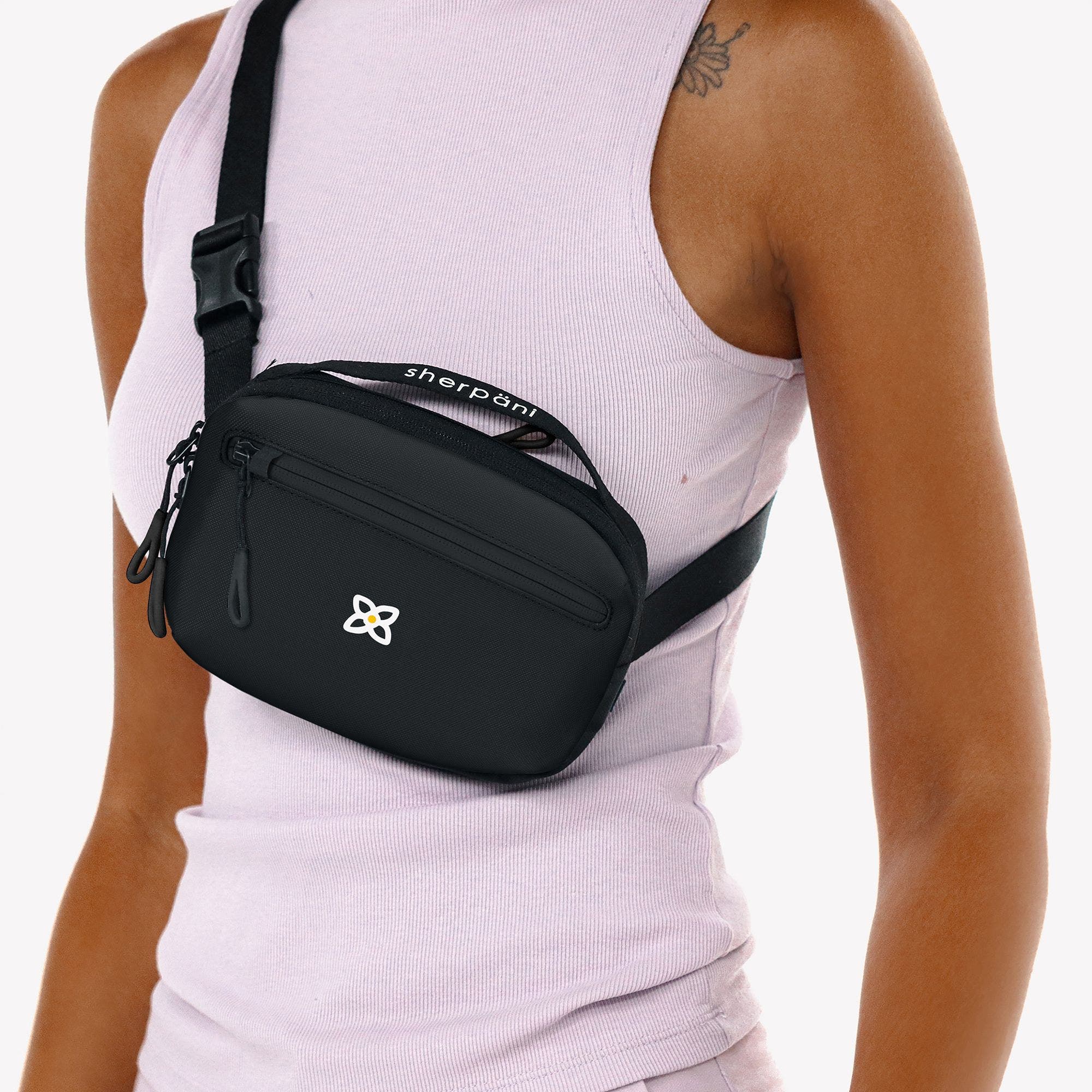 Sherpani Hyk Lightweight Belt Bag, Alternate, color, Raven